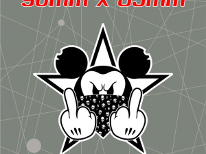 Auto naljepnica Mickey Mouse Star naljepnice stikeri