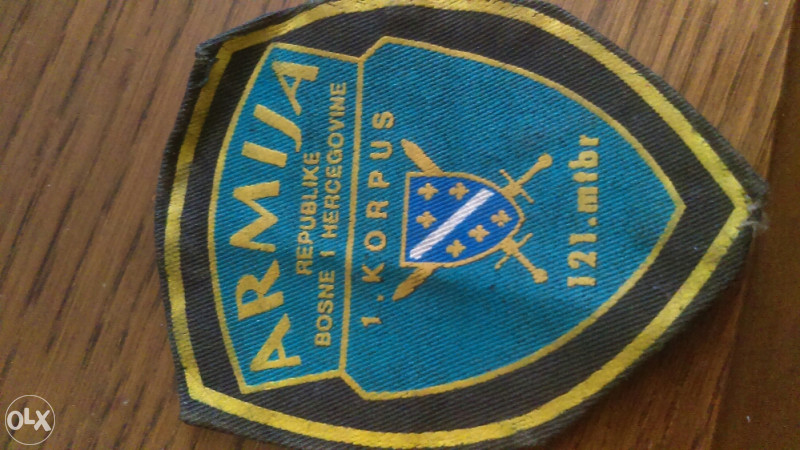 Amblemi ARBiH 1 Korpus 121 mtbr Brigada