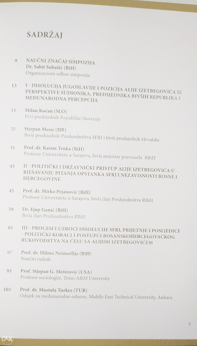 DISOLUCIJA JUGOSLAVIJE - MUZEJ ALIJE IZETBEGOVIĆA