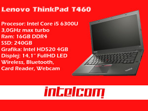 Lenovo ThinkPad T460 Core i5 6th gen.