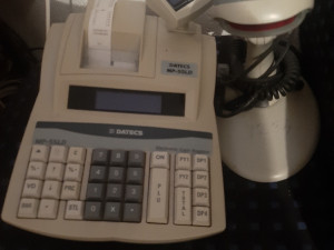 Fiskalna kasa complet,skener(čitač bar koda sa stalkom
