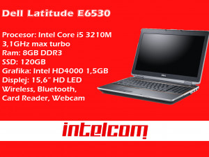 RASPRODAJA!!! Laptop Dell Latitude E6530 Core i5 3rd gen.