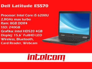 AKCIJA ! Dell Latitude E5570 Core i5 6th gen. SSD