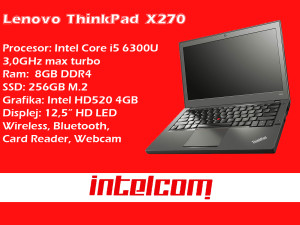 Lenovo ThinkPad X270 Core i5 6th gen. SSD
