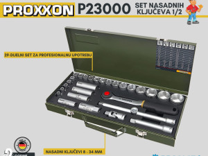 PROXXON Set nasadnih ključeva P23000 1/2 29 KOM