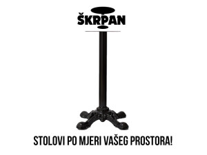 Stolovi postolja za ugostiteljstvo kafice bastu stolice