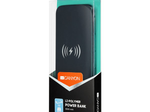 Wireless Power bank 8000mAh CANYON Black