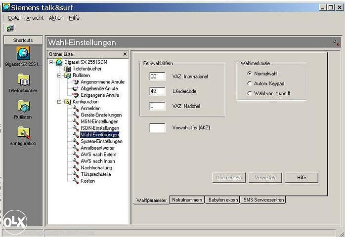 Telefon Siemens Gigaset CX253 ISDN DECT bazna stanica