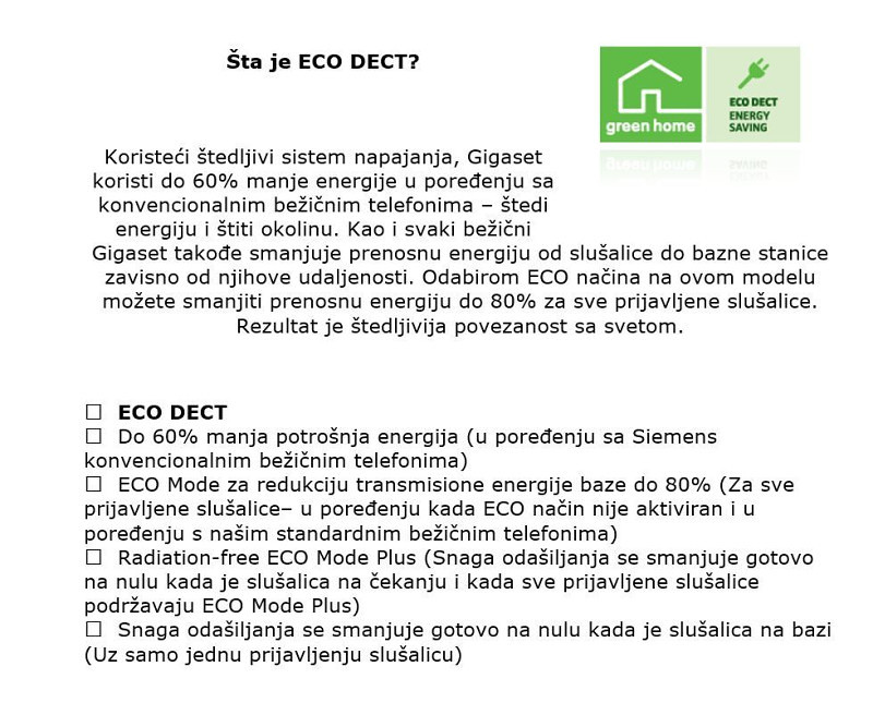 Gigaset DX800 DECT VoIP IP ISDN bežični telefon