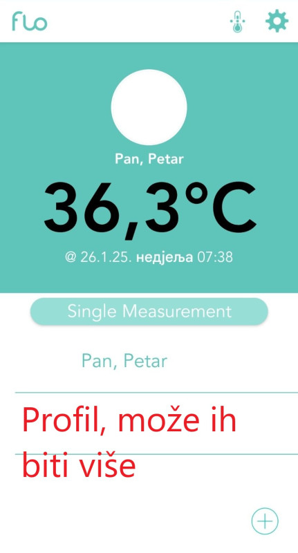 Zeraph Flo digitalni toplomjer za mobitel Android IoS