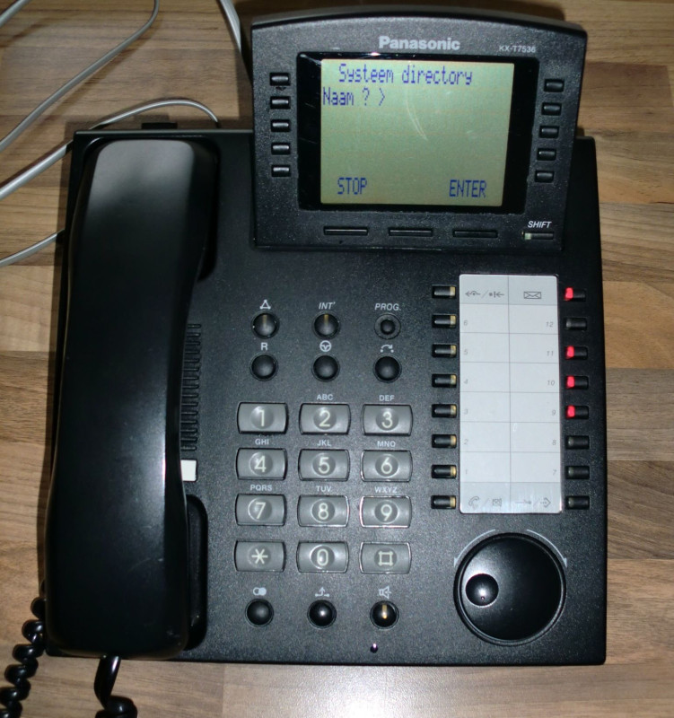 KX-T7531 KX-T7533 KX-T7536 Panasonic sistemski telefon