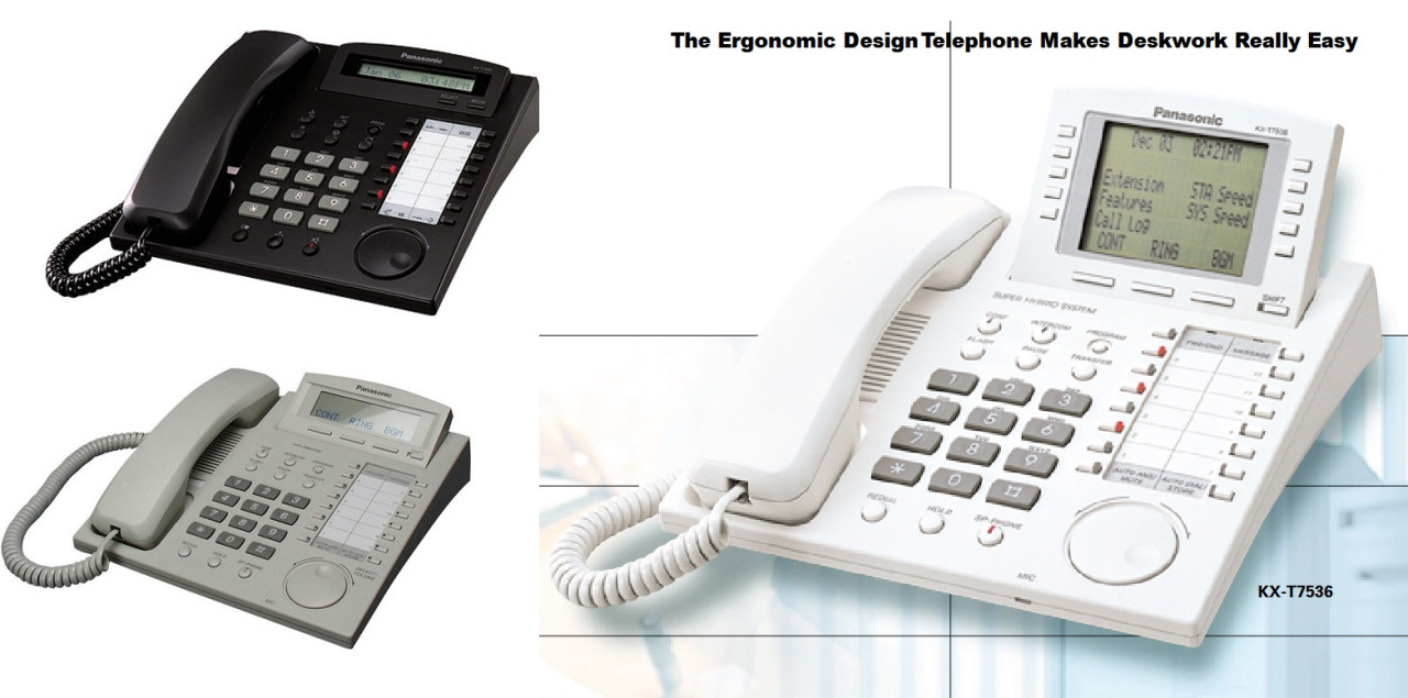 KX-T7531 KX-T7533 KX-T7536 Panasonic sistemski telefon