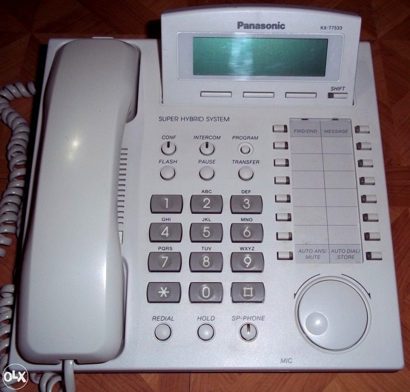 KX-T7531 KX-T7533 KX-T7536 Panasonic sistemski telefon