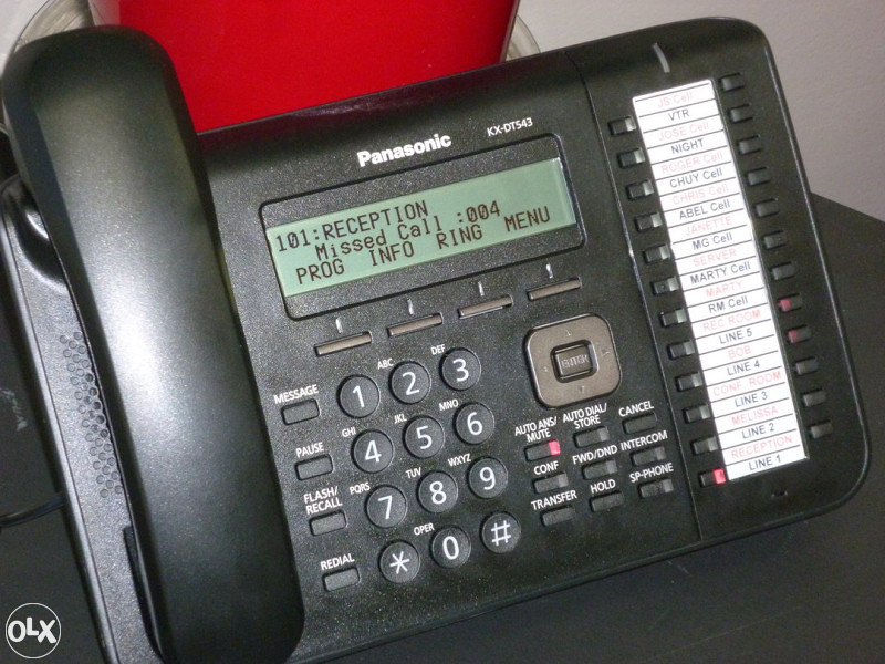 Panasonic sistemski telefon digitalni KX-DT521 KX-DT543
