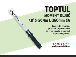 MOMENT KLJUČ TOPTUL 3\8' 5-50Nm L-360mm SA