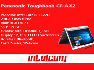 Panasonic Toughbook CF-AX2 Core i5 3rd gen. Touchscreen
