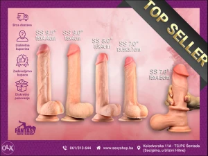 Dildo "Sliding Skin" (razne veličine) | sexyshop.ba