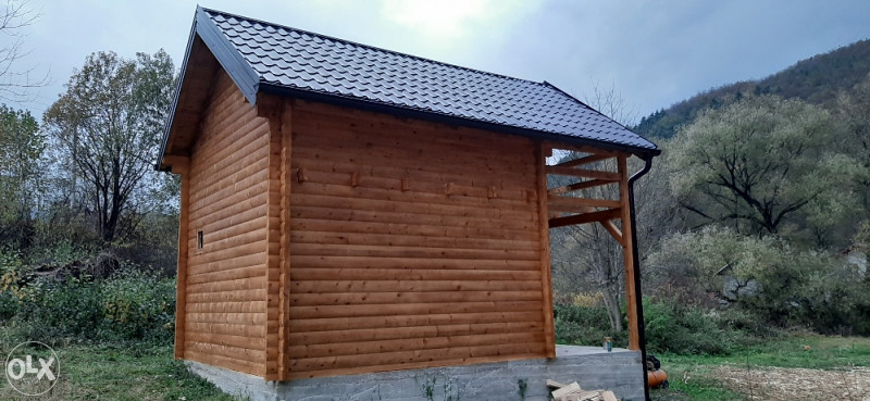Vikendica od drveta 4x4m plus terasa 3