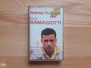 AUDIO KASETA -EROS RAMAZZOTI-ADESSO TU