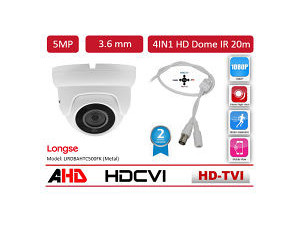 Videonadzorna antivandal AHD dome kamera 5MP