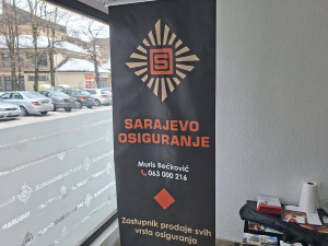 ROLL UP baneri sa stampom (mogucnost iznajmljivanja)