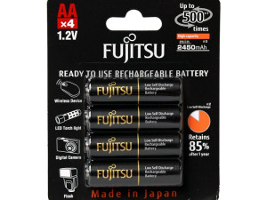 Fujitsu punjive baterije AA 2450 mAh 4kom blister