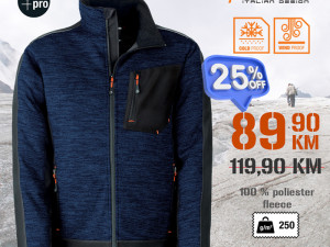 FLEECE JAKNA VITTORIA PRO PLAVA