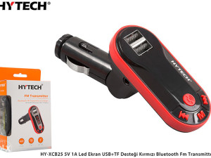 FM Transmitter HY-XCB25 Bluetooth Crveni