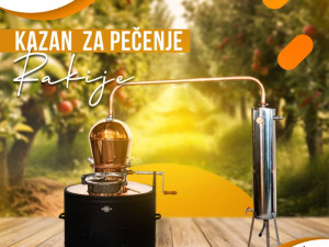 Kazan za rakiju Stabilni 120 L KV-DES