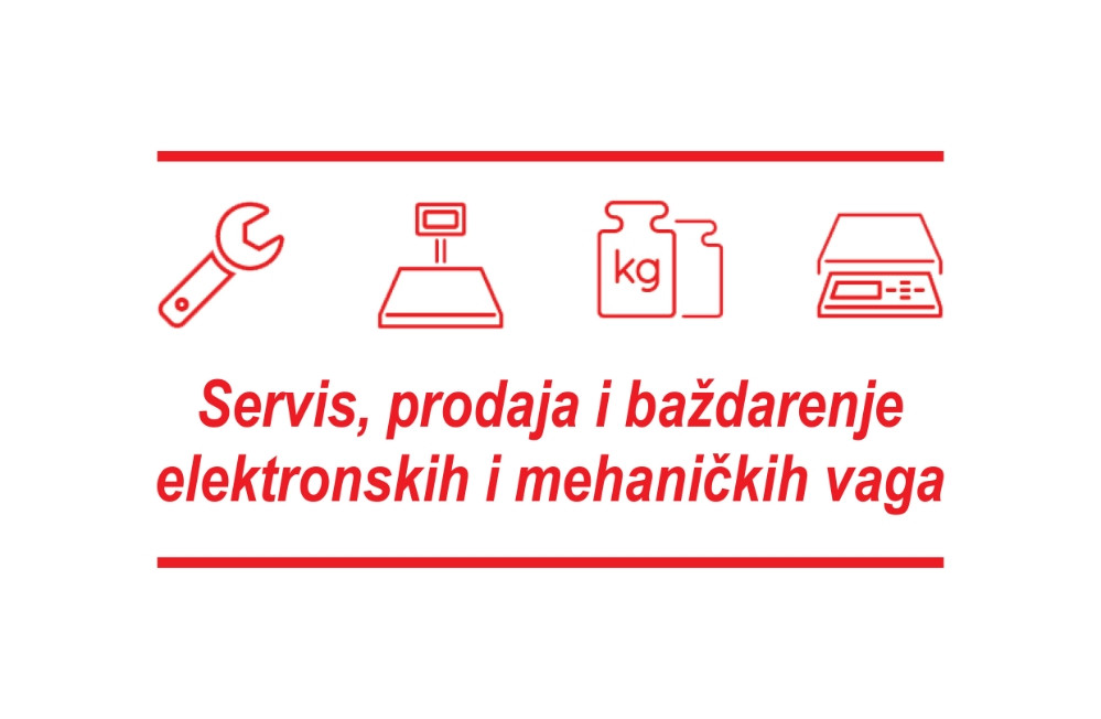Servis,prodaja i baždarenje svih vrsta vaga (vage)