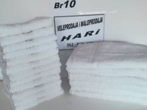 Peskiri bijeli 6 peškira 70x140 rucnici 100% pamucni