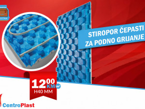 Stiropor za podno grijanje