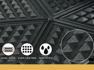 Aparat za Vafle Waffle Srce, na struju Profi