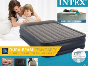 Zračni krevet Intex+pumpa 152x203x42cm NOVO 065 444-111