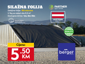Folija najlon za silažu silažni crna crni UV Berger Austrija