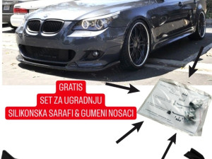 AKCIJA BMW e60 M technik teknik HAMANN lip spojler CRNA GG