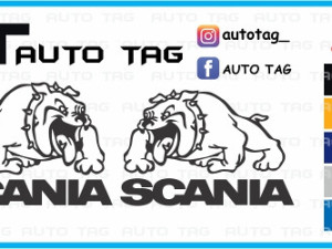 Stikeri i auto naljepnice / naljepnica za kamion SCANIA