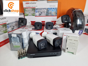 HIKVISION SET 6 KAMERA 2mpx noc u boji VIDEO NADZOR kamere