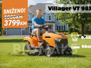 Traktorska traktor kosilica kosačica Villager VT 985//NOVI MODEL