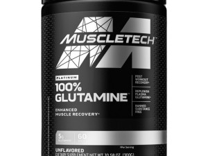 MUSCLETECH 100% Platinum Glutamine 300gr glutamin