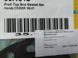Dihtunzi Honda CR 250 Dihtung CR250