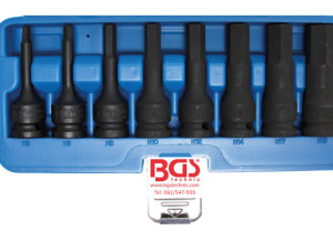 Set dugih udarnih inbusa 5 - 19 mm, 8-dijelni (5481)