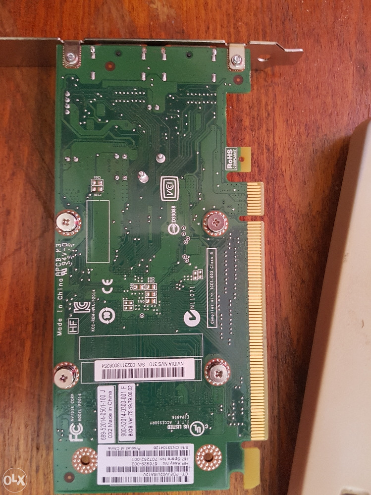 graficka Nvidia nvs 310 , 2x dp , 512 mb