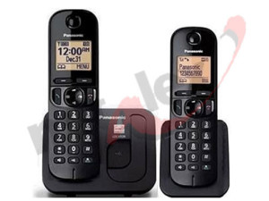 BEŽIČNI TELEFON PANASONIC KX-TGC212FXB DECT 2 slušalice