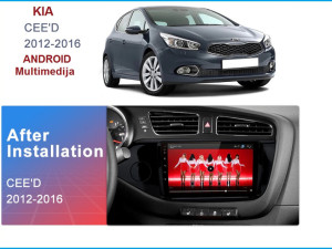 KIA CEED Android Multimedija 9 incha LCD; GPS