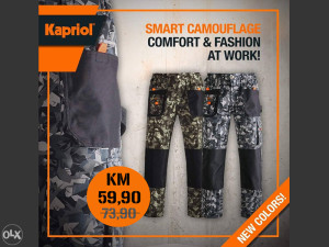HLAČE SMART CAMO ZELENE