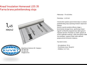 Knauf Inuslation Homeseal LDS 35 , parna brana