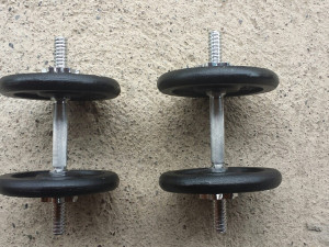2 bucice x 10 kg tegova - NOVE - podesive