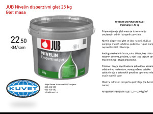 Nivelin disperzivni glet 25 kg, gotova glet masa