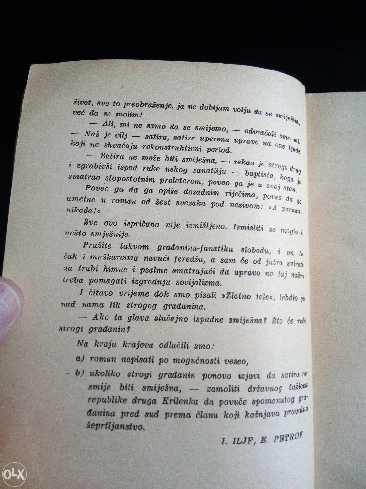 1946 g. / Ilja Iljf i Evgenij Petrov - ZLATNO TELE ,Jevgenij